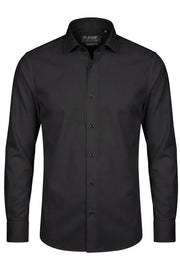 Men's Slim Fit Long Sleeve Button-Down Dress Shirt