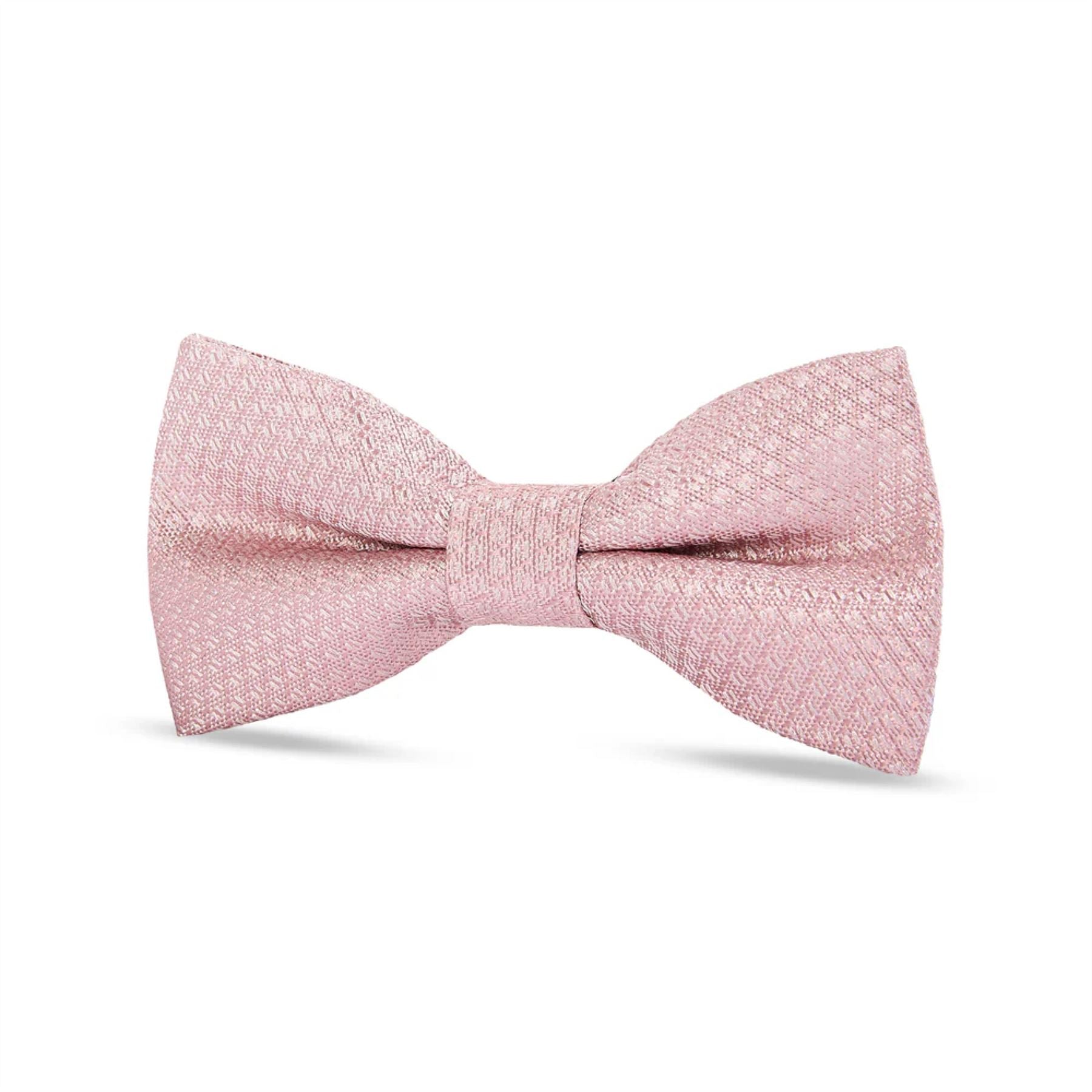 Boys Textured Satin Silk Bow Tie