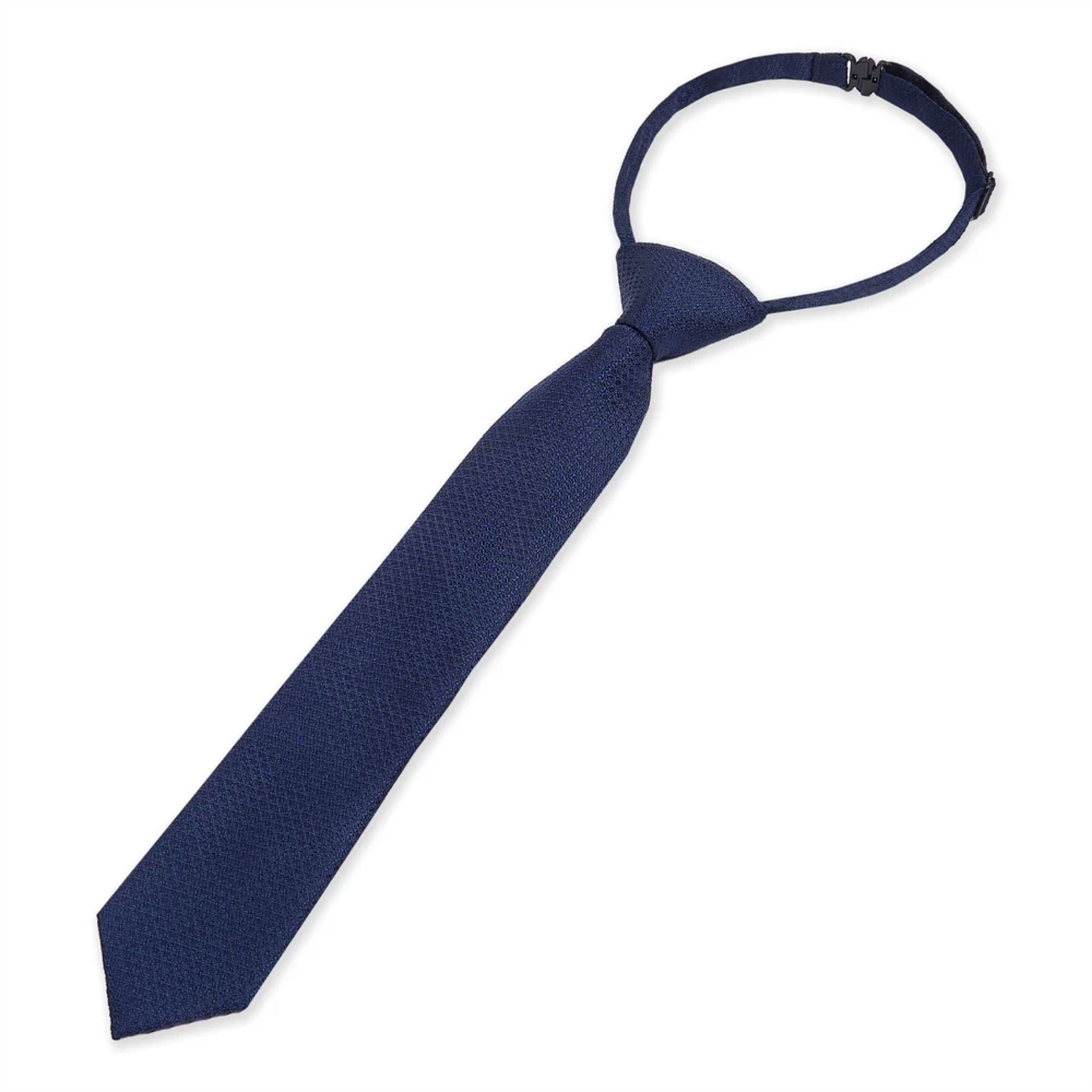 Boys Textured Necktie Satin Silk Tie