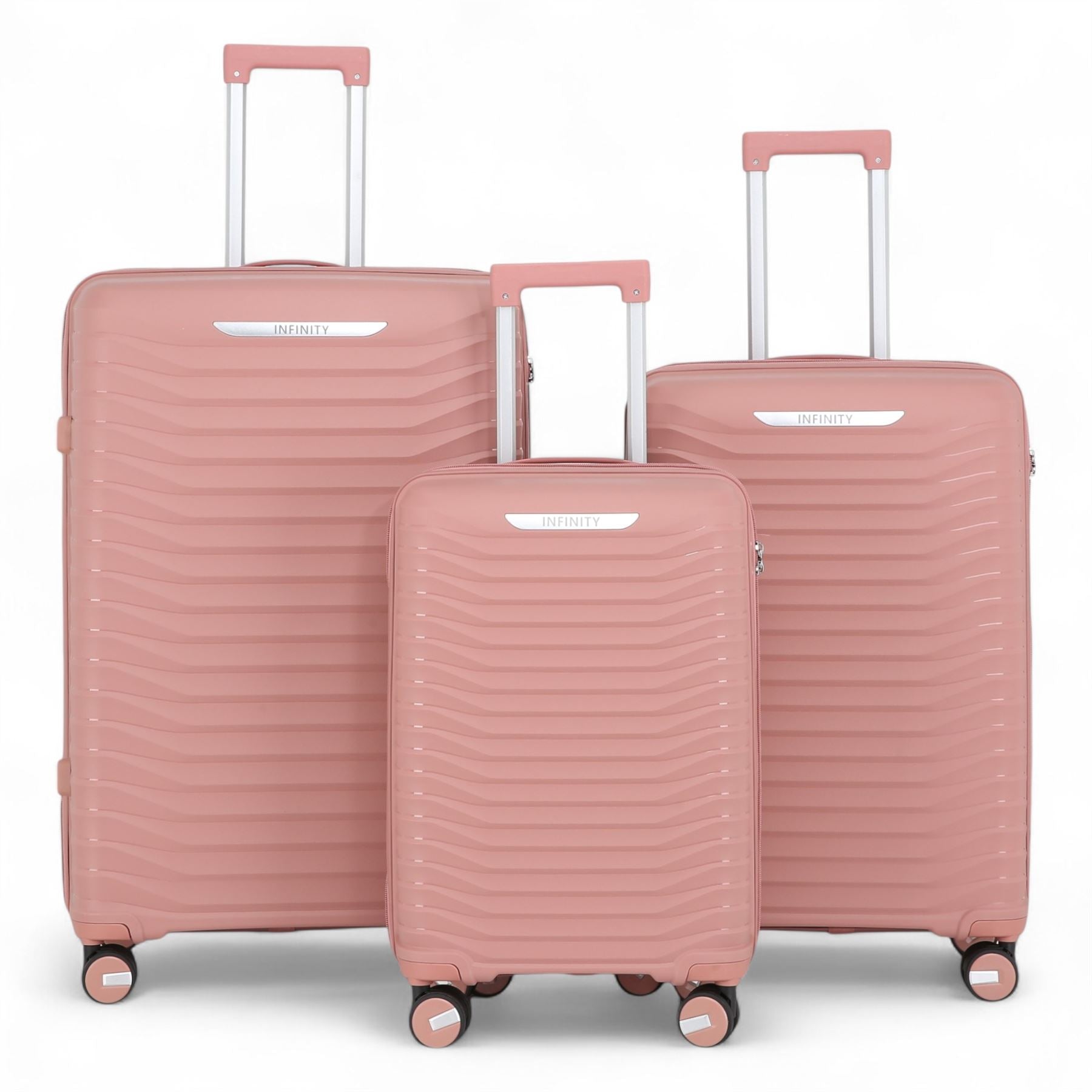 Hard Shell Suitcase Travel Set Durable Polypropylene Luggage