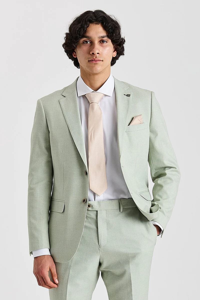 Belmont - Men's Sage Green Tailored Fit Blazer