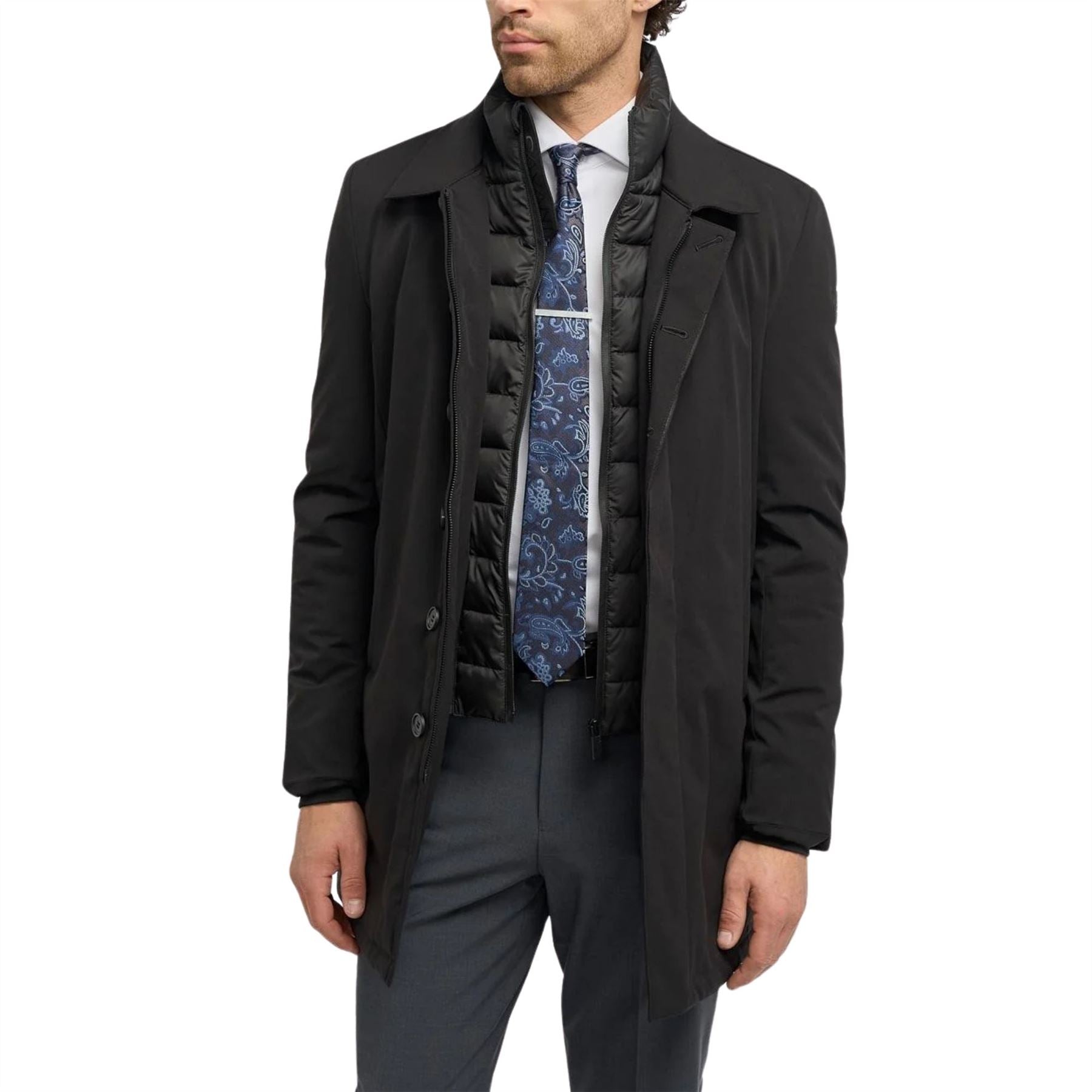 Heston - Men's Lightweight Casual Padded Overcoat