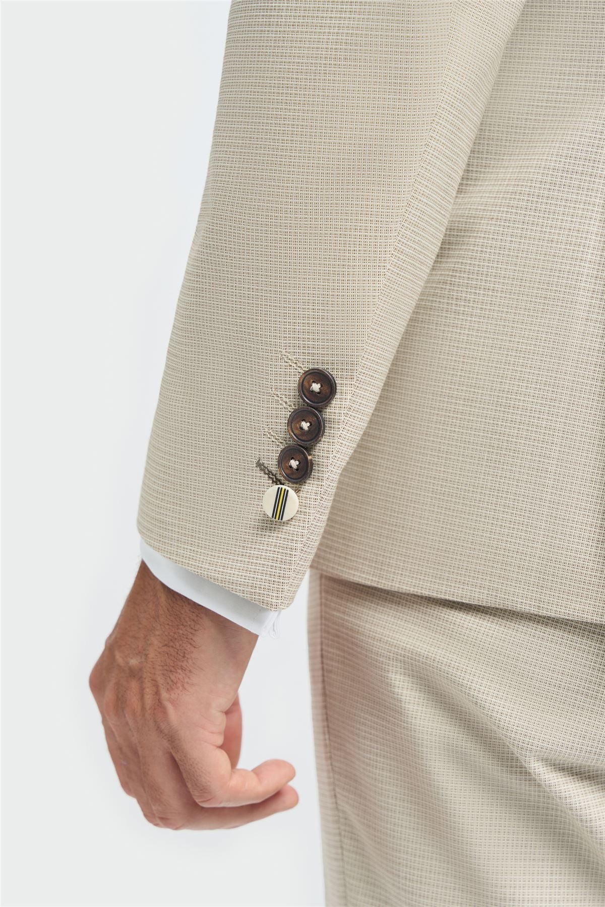 Hampton - Men's Beige Blazer