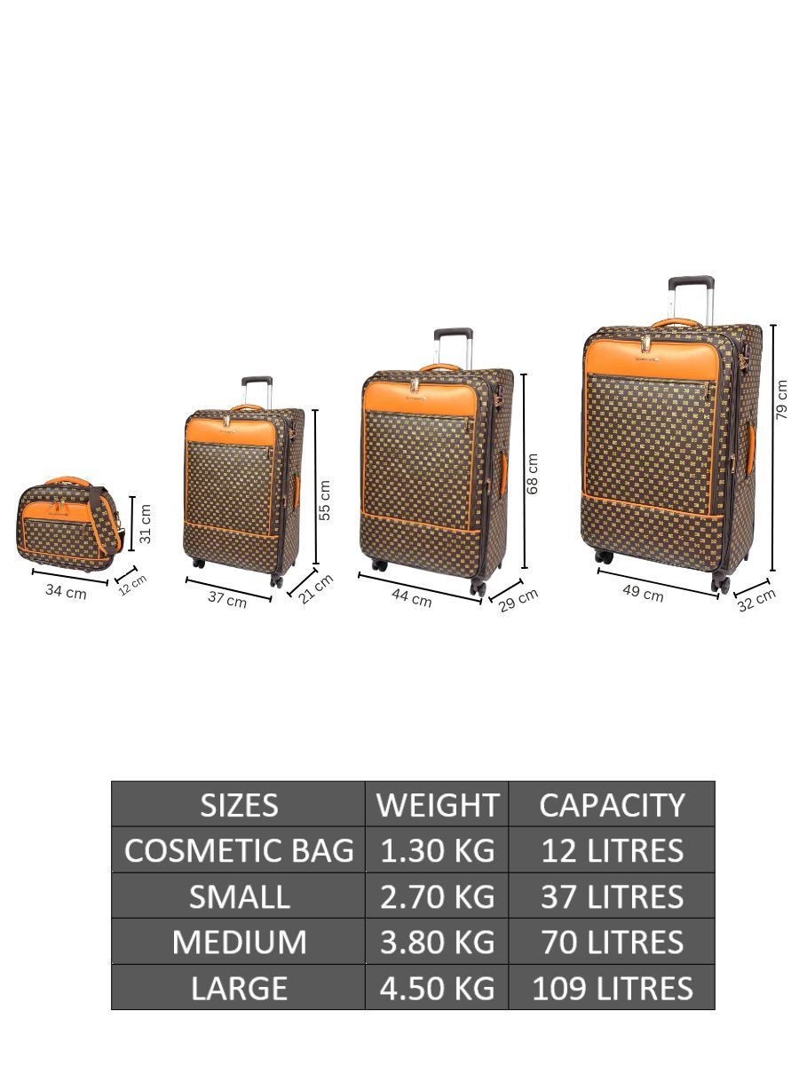 Soft Expandable Waterproof PVC Lightweight Travel Suitcase