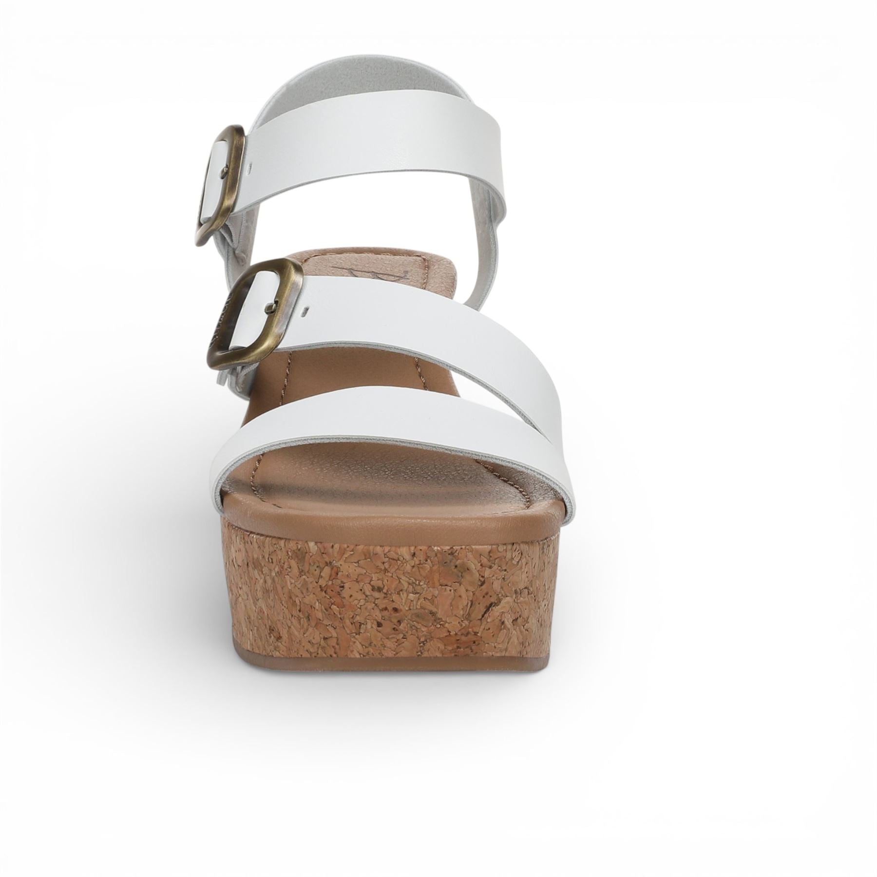 Ali - Women's White Wedge Strappy Espadrille Heel Sandals