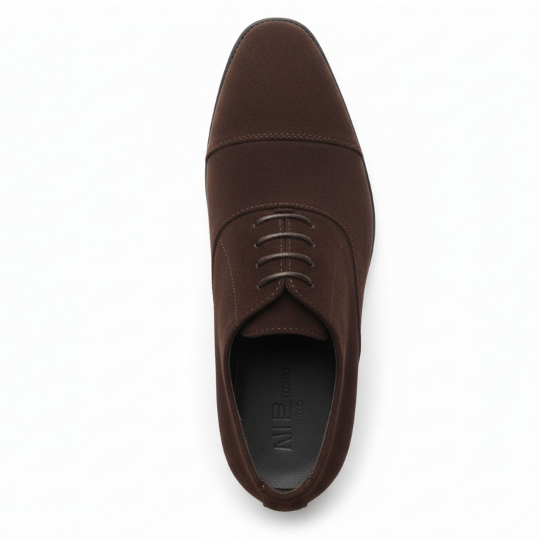 Men's Faux Suede Lace-Up Oxford Shoes