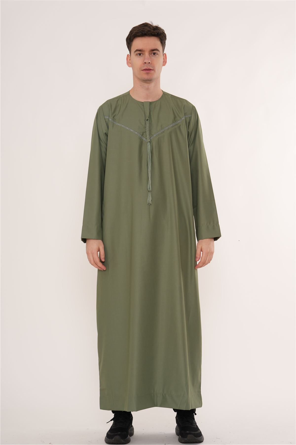 TT-008 - Men's Emirati Omani Arab Tassel Thobe