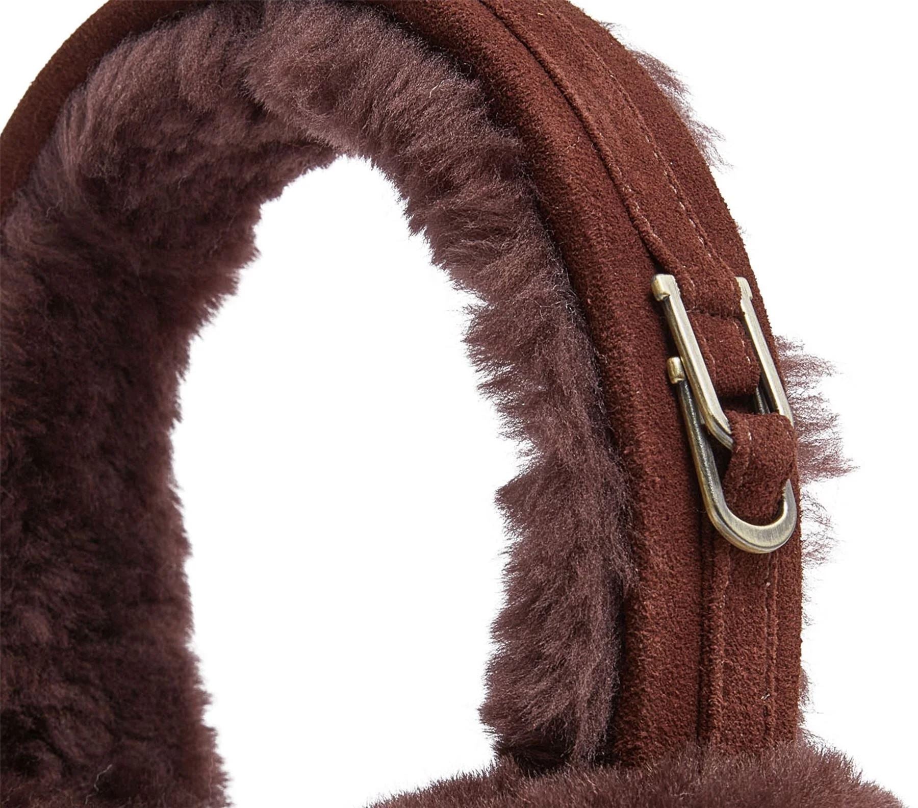 Womens Sheepskin Shearling Winter Ear Muffs