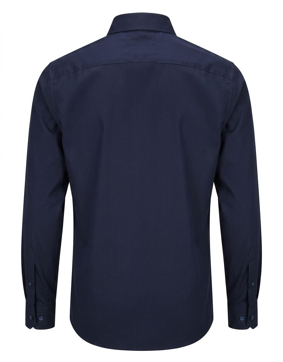 Men's Long Sleeve Button-Down Dress Shirt