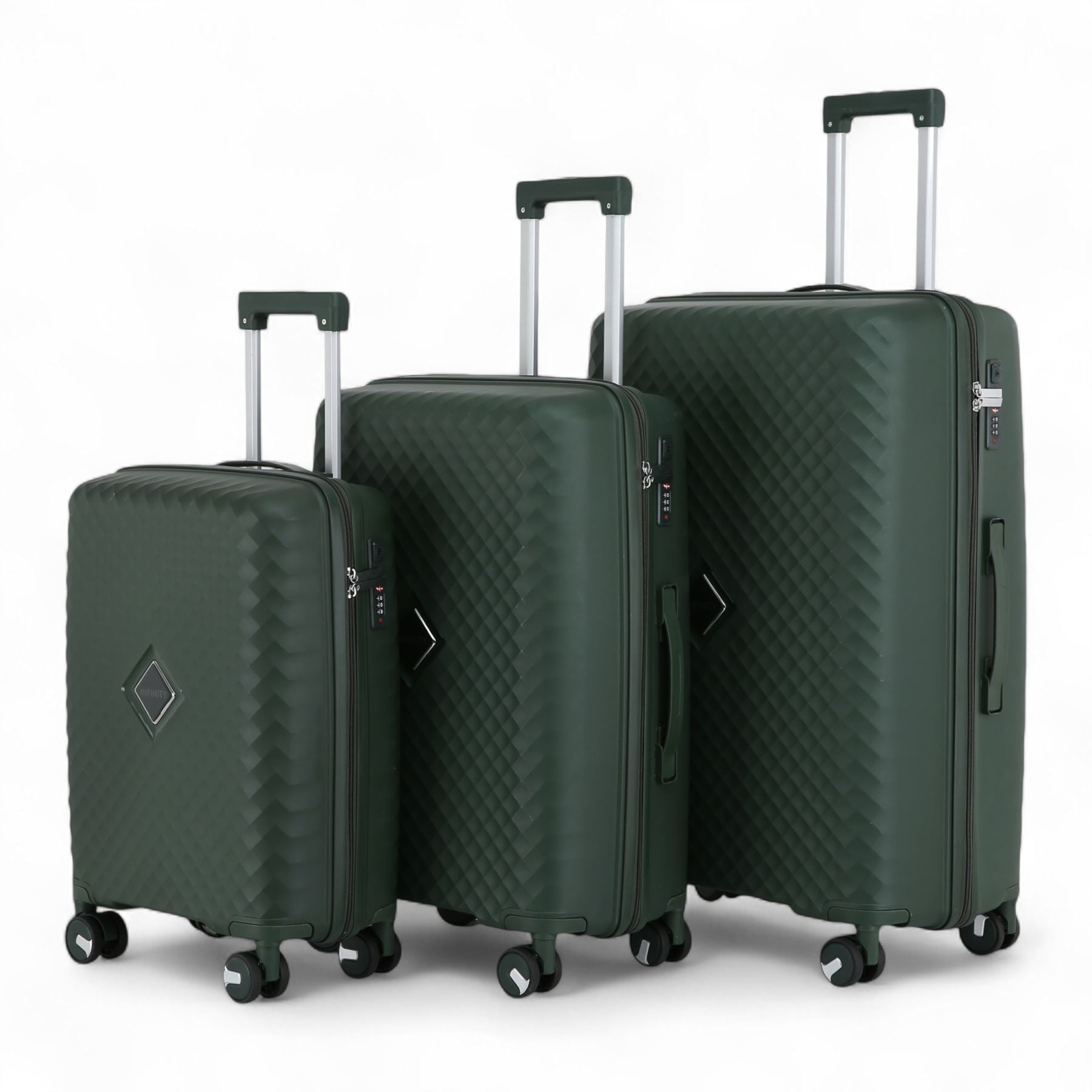 Lightweight Hard Shell Suitcase 4-Wheel Luggage