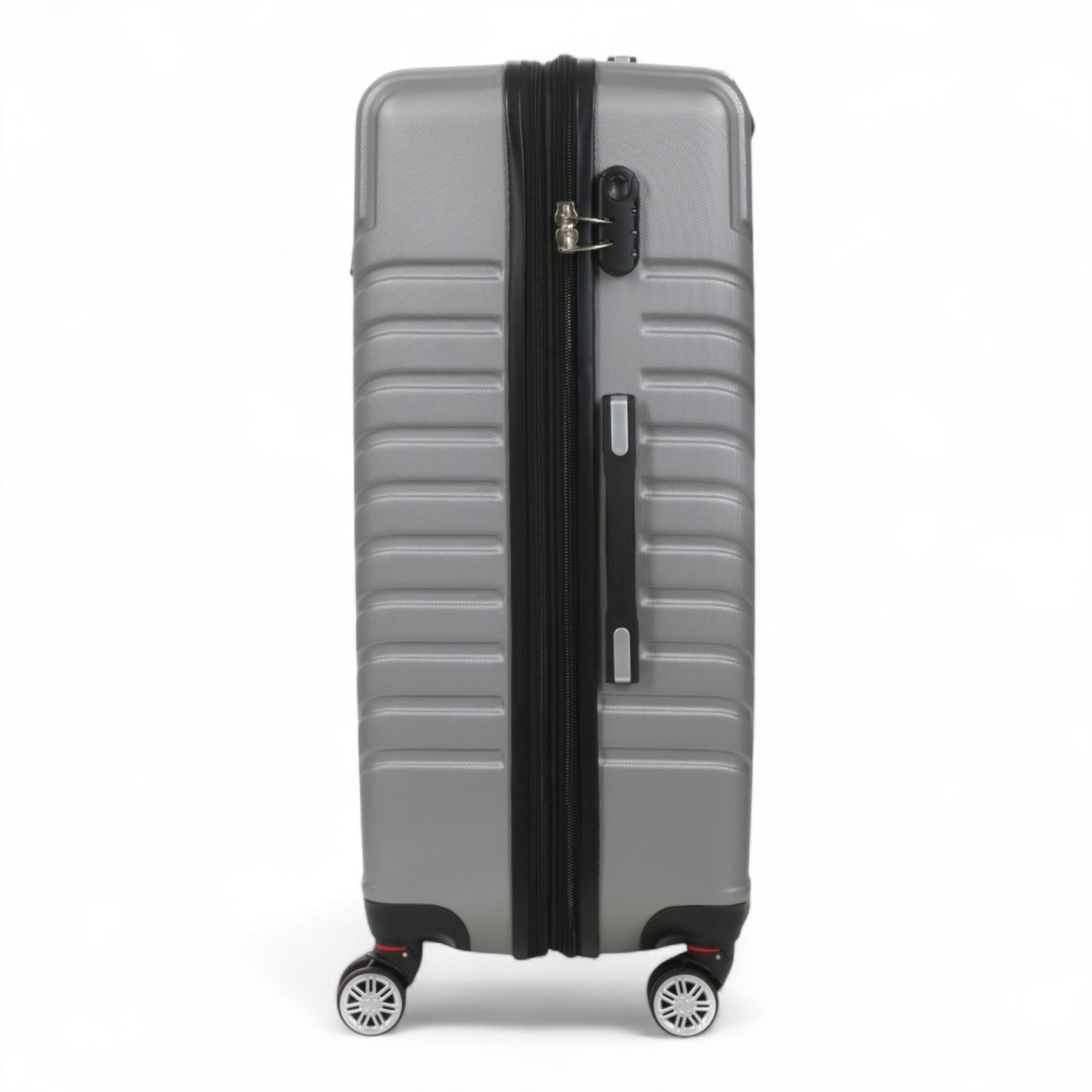 Hard Shell Luggage Set 8 Spinner Wheels ABS Suitcase