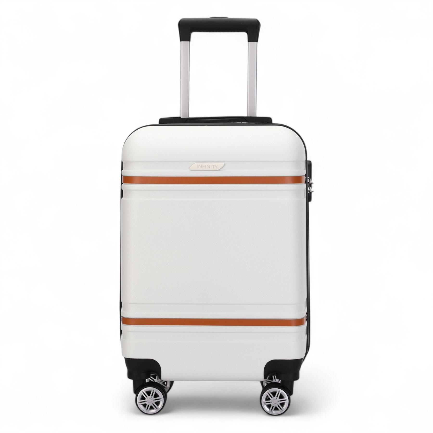 Hard Shell Modern 4-Wheel Luggage Suitcase Set