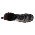New RockM-MILI211C-C1 Unisex Metallic Black 100% Leather Techno Biker Boots - Knighthood Store