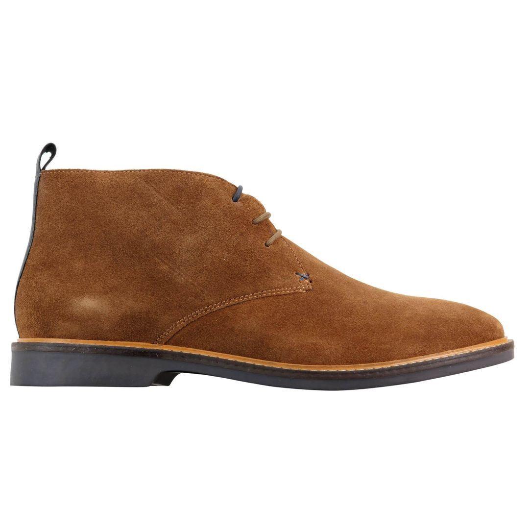 Mens Real Suede Italian Slip On Ankle Boots Smart Casual Desert Chelsea Dealer - Knighthood Store