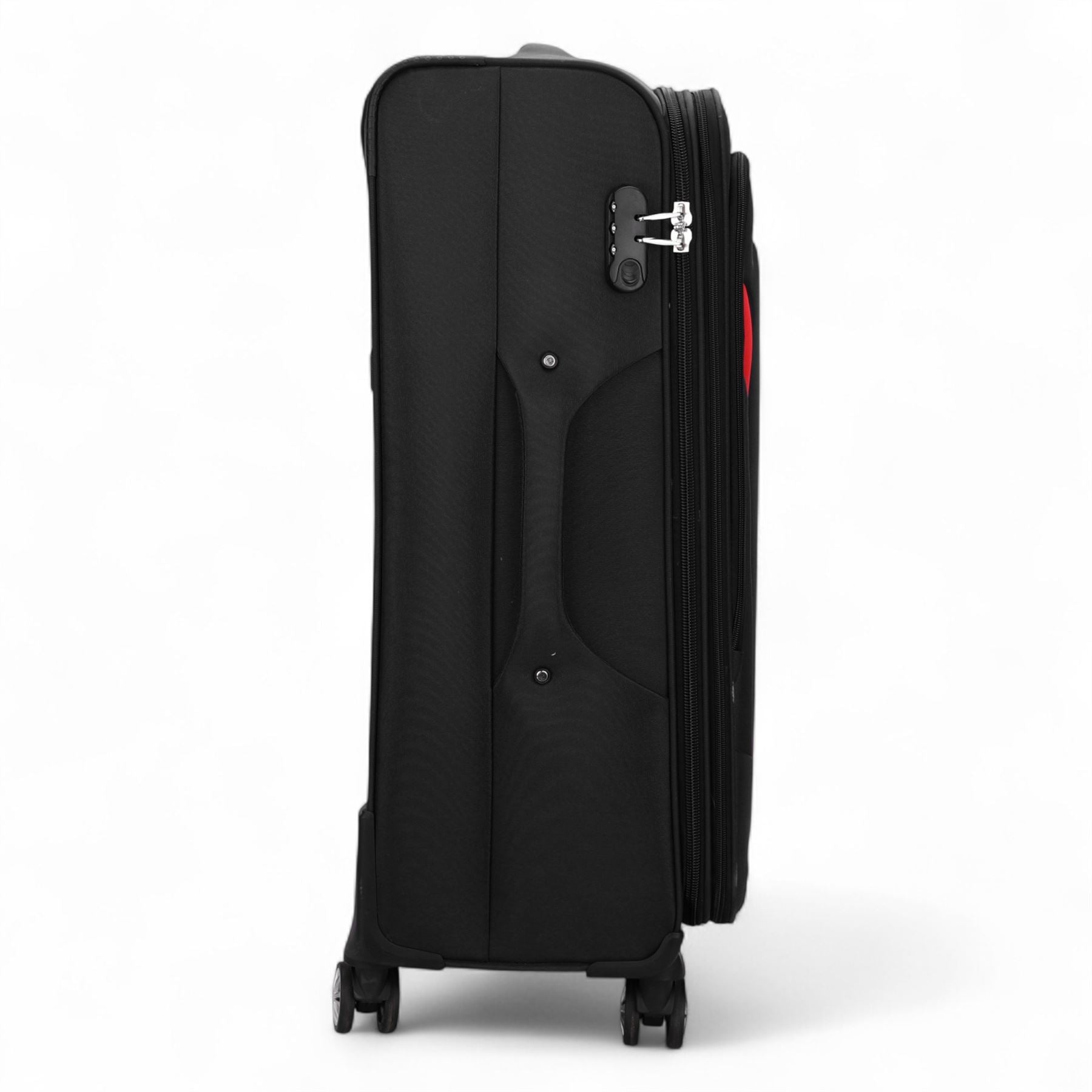 Lightweight Expandable Luggage Softshell 8 Weel Suitcase Set
