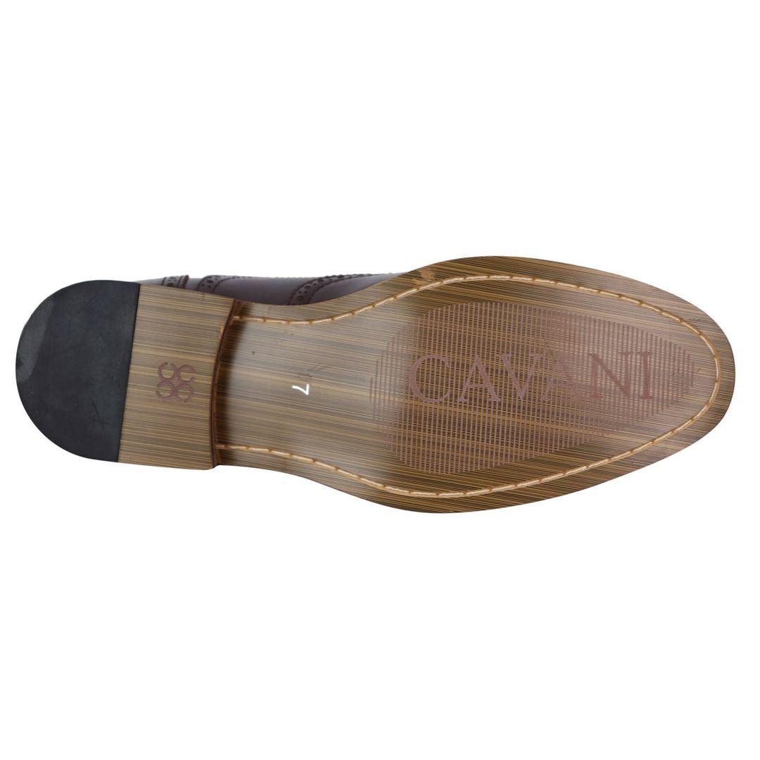 Mens Real Leather Laced Gatsby Brouges Smart Designer Retro Vintage Shoes - Knighthood Store