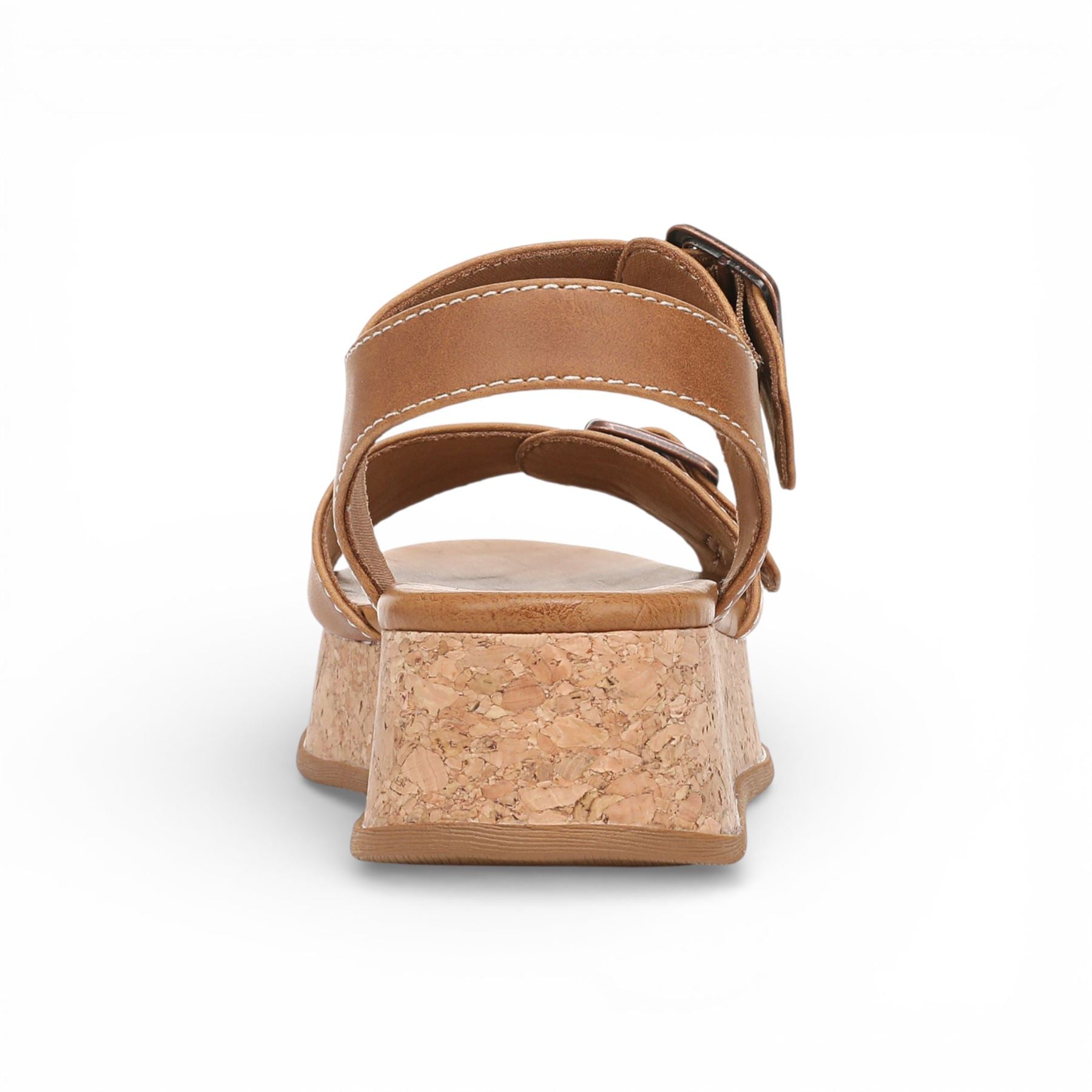 Magical - Women's Tan Faux Leather Platform Sandals