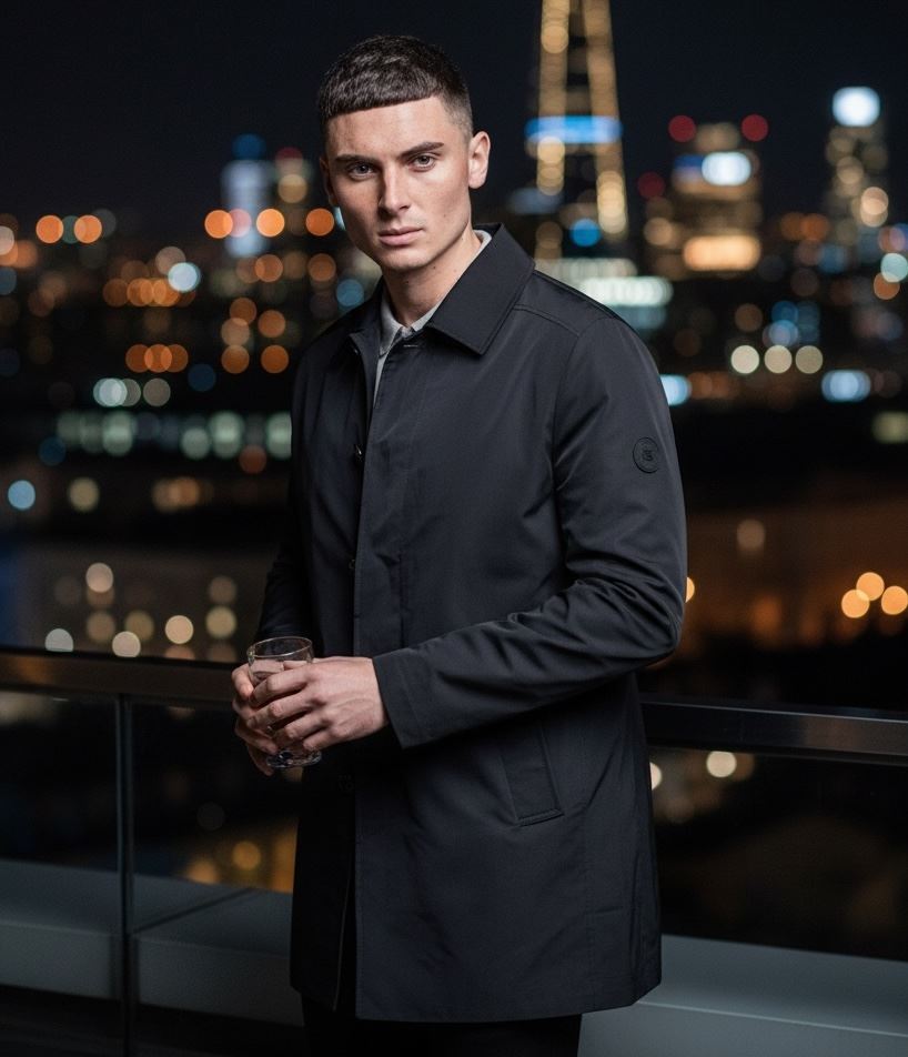 Barracuda - Men's Lightweight Classic Trench Coat