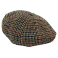 Tweed Newsboy Cap Blinders Baker Boy Flat Check Grandad Hat Elasticated Free Size - Knighthood Store
