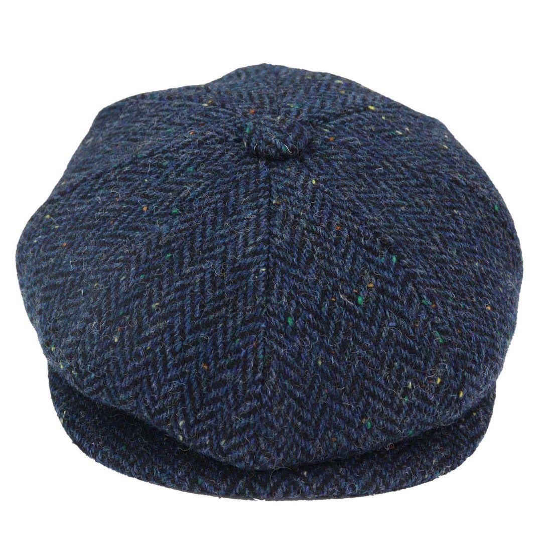 Mens Tweed Newsboy Cap Blinders Baker Boy Flat Check Grandad Hat - Knighthood Store