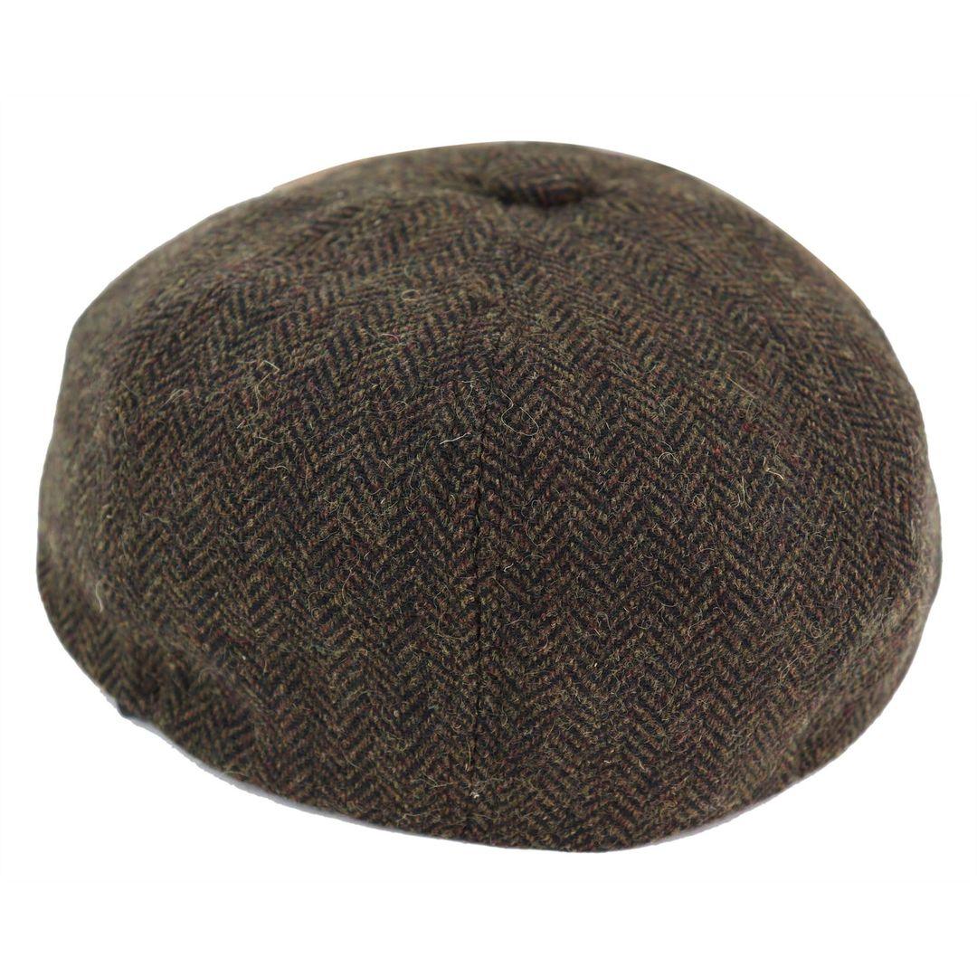 Mens Tweed Newsboy Peaky Blinder Baker Boy Razor Flat Cap Grandad Hat 8 Panel - Knighthood Store