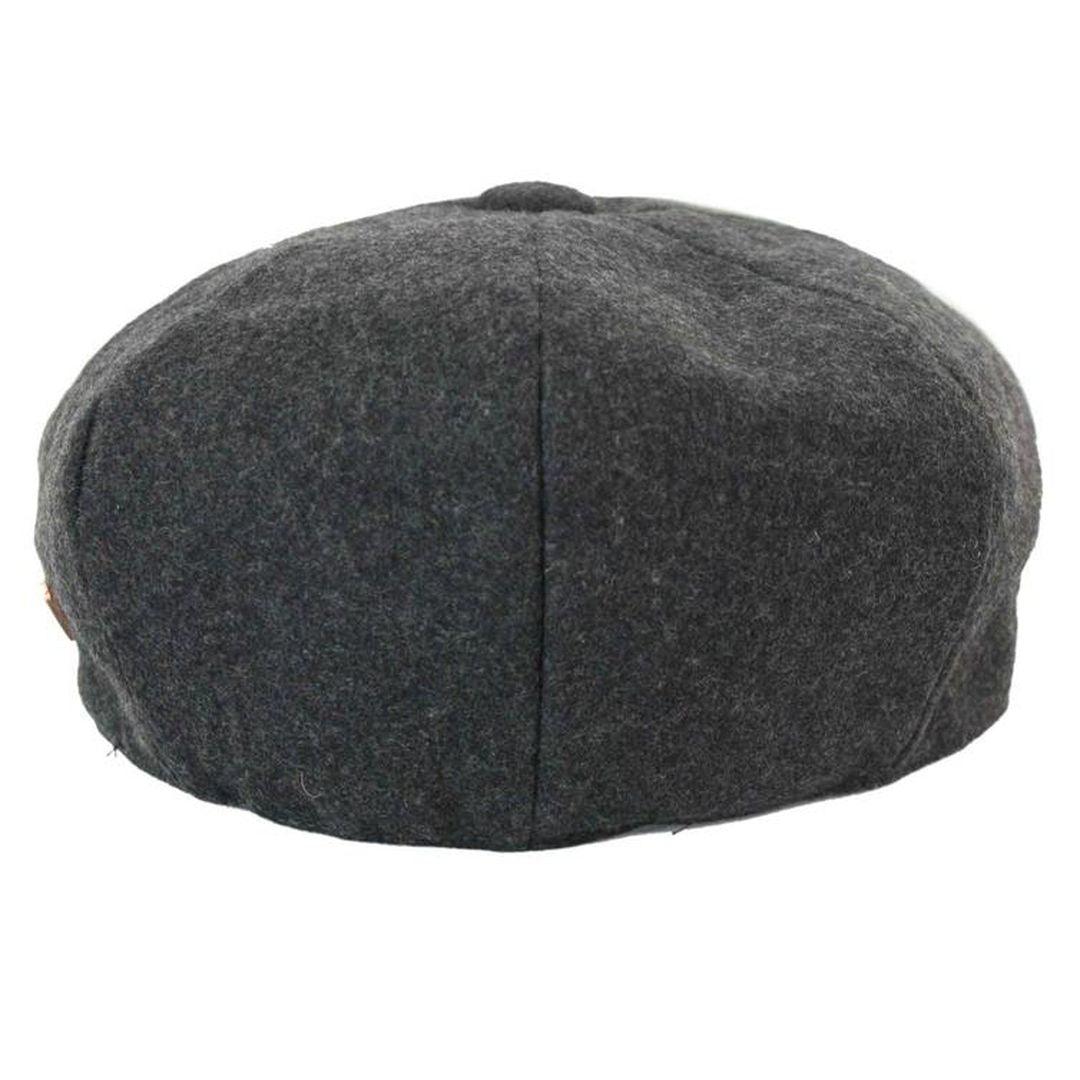 Mens Tweed Newsboy Cap Blinders Baker Boy Flat Grandad Hat 8 Panel Plain - Knighthood Store