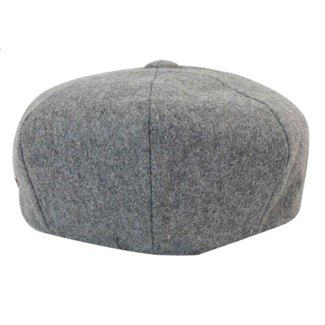 Mens Tweed Newsboy Cap Blinders Baker Boy Flat Grandad Hat 8 Panel Plain - Knighthood Store