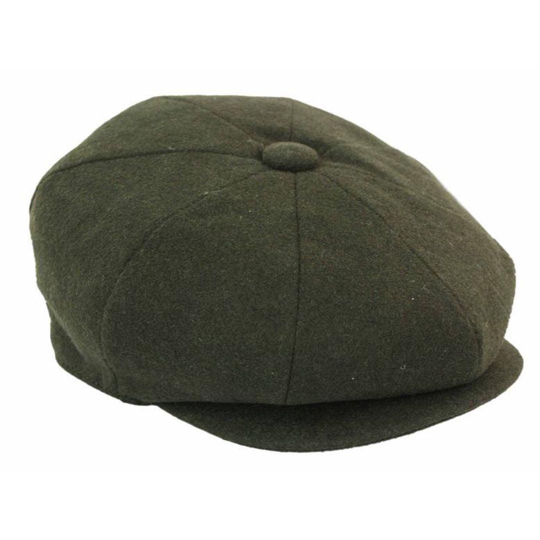 Mens Tweed Newsboy Cap Blinders Baker Boy Flat Grandad Hat 8 Panel Plain - Knighthood Store