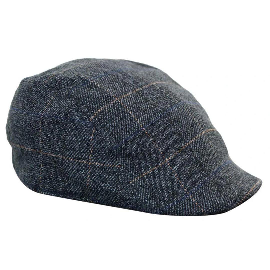 Mens Tweed Vintage Retro Grandad Flat Caps Hats Blinders Check Classic - Knighthood Store