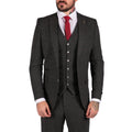 Mens Wool Tweed Suit 3 Piece Authentic 1920s Tailored Fit Classic - Knighthood Store