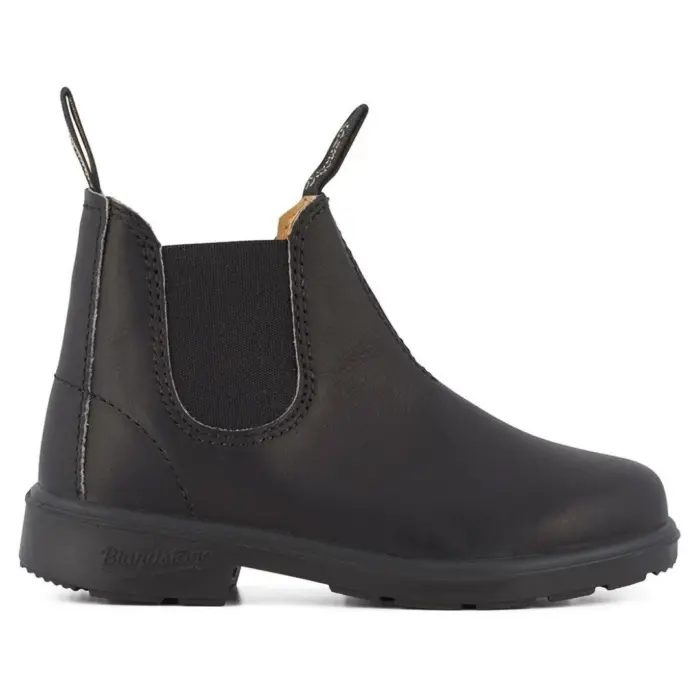 Blundstone 531 Kids Unisex Black Leather Boots Slip On Comfort - Image 1