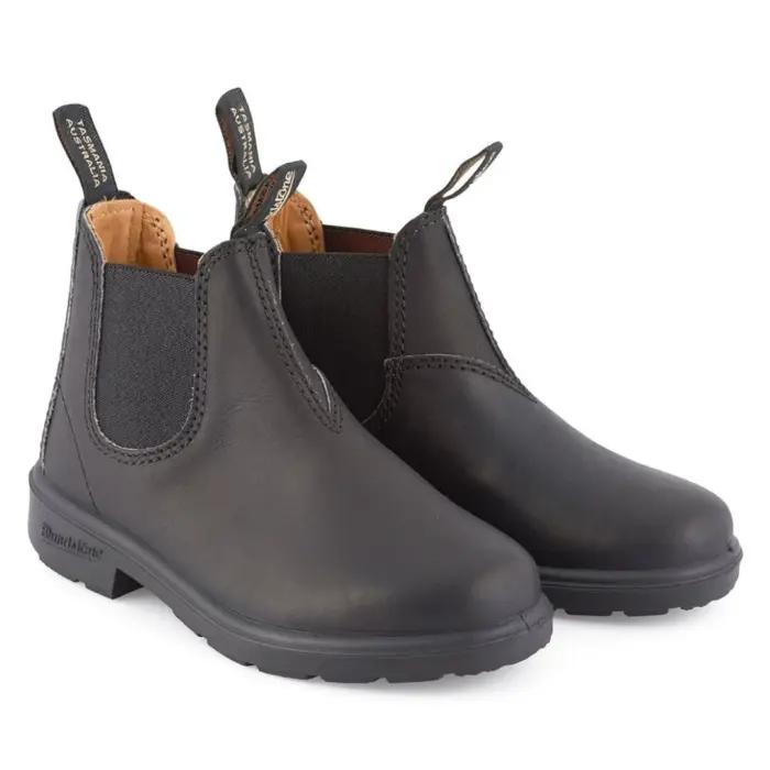 Blundstone 531 Kids Unisex Black Leather Boots Slip On Comfort - Image 3