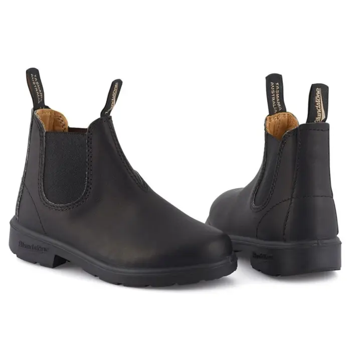 Blundstone 531 Kids Unisex Black Leather Boots Slip On Comfort - Image 6