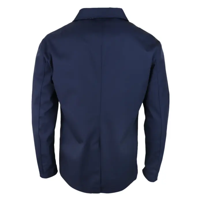 Mens Mid Length Overcoat Jacket Light Weight Smart Casual Beige Navy Mac - Image 14