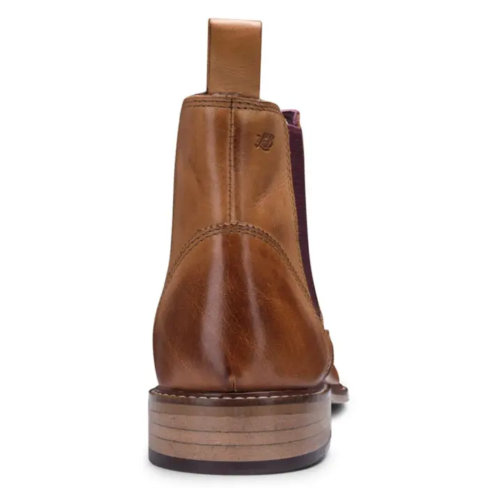 Mens Real Leather Chelsea Dealer Boots Slip On Smart Casual Retro VIntage Blinders Classic - Image 12
