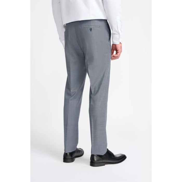 Men's Trousers Grey Formal Suit Pants - Image 3