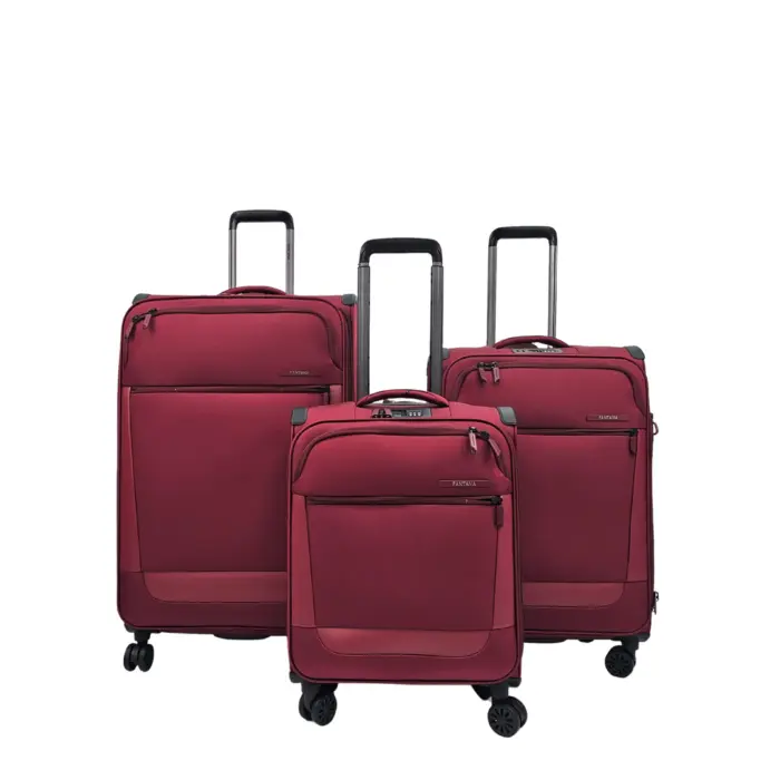 Suitcase Travel Bag Carry On Hand Cabin Check in Soft Case Luggage Trolley Zipped Compartments - Image 50