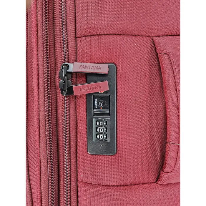 Suitcase Travel Bag Carry On Hand Cabin Check in Soft Case Luggage Trolley Zipped Compartments - Image 39
