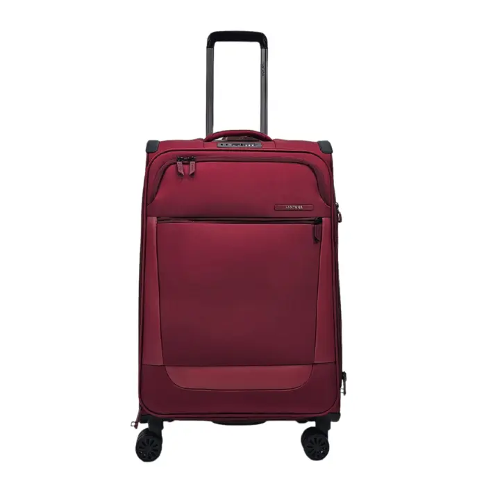 Suitcase Travel Bag Carry On Hand Cabin Check in Soft Case Luggage Trolley Zipped Compartments - Image 22