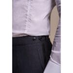 Smoking da uomo blu navy, 2 pezzi, con collo a scialle - Knighthood Store