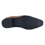 Scarpe eleganti da uomo, nere e marroni, punta tonda, in vernice, stile vintage anni '20 - Knighthood Store