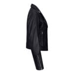 Damen Echtleder Bikerjacke Cross Zip Soft Slim Fit Brando Hellbraun Braun Schwarz Rot Gelb - Knighthood Store