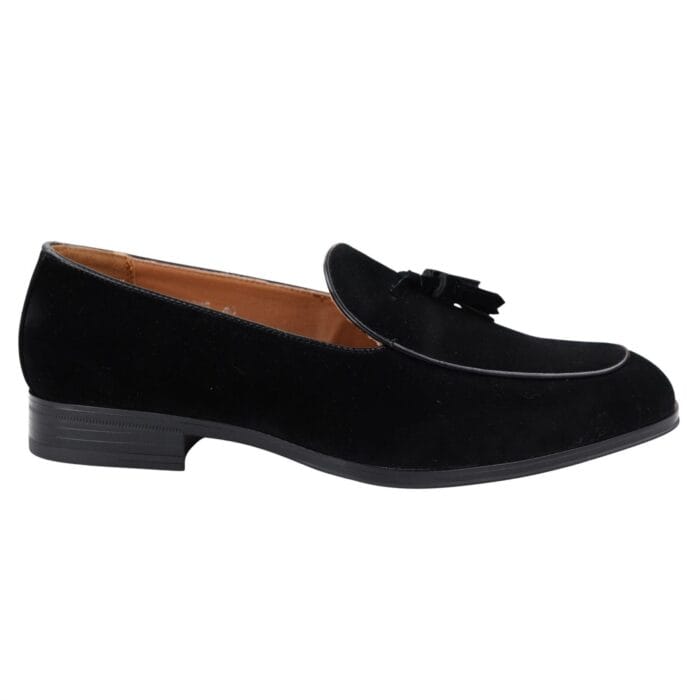 Herren Wildleder-Loafer, elegant, lässig, mit Quaste, Mokassins, Schlupfschuhe - Knighthood Store