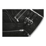 Giacca da motociclista da corsa in vera pelle blu morbida da donna e ragazza - Knighthood Store