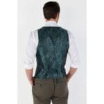 Costume homme 3 pièces vert sauge, coupe ajustée, mariage d'été - Knighthood Store