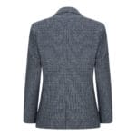 Boys 3 Piece Suit Navy Blue Tweed Check Vintage Retro Tailored Fit 1920s - Knighthood Store