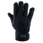 Guanti caldi foderati e termici da uomo, taglia unica, elasticizzati, classici, neri - Knighthood Store