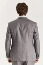 Edward - Men's Grey 3 Piece Stitch Lapel Classic Suit - Image 7
