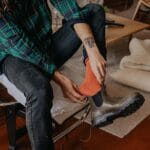 Botas Chelsea Blundstone 2052 de piel verde oliva y caqui, clásicas, sin cordones - Knighthood Store
