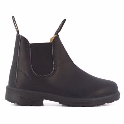 Blundstone 531 Kids Unisex Black Leather Boots Slip On Comfort - Knighthood Store